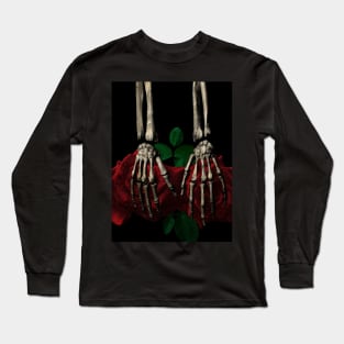 Human anatomy and roses: hands Long Sleeve T-Shirt